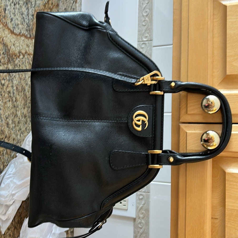 Gucci Re Belle WI Piuma Lux black handbag. Tags and box included.